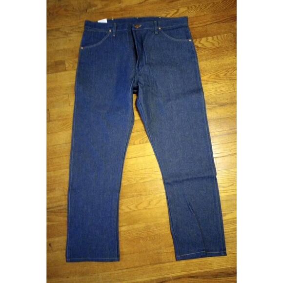 WRANGLER Men's Pro Rodeo Cowboy Cut Competition Jeans 38x30 Blue NEW Heavyweight - Picture 3 of 7